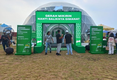 印尼雅加达Sprite夏日活动制作搭建