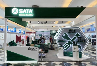 雅加达会展中心SATA 展台搭建